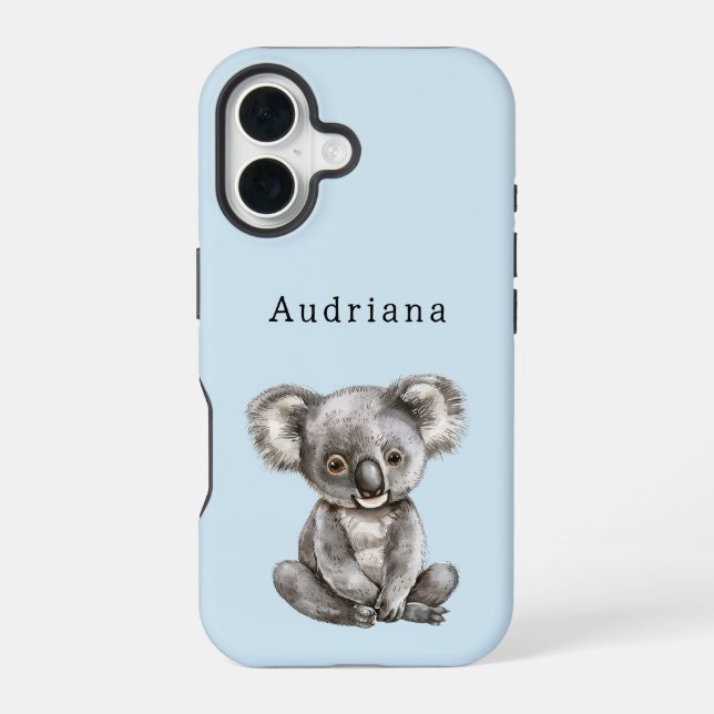 Funda Para iPhone 16 Cute Koala Bear (Reverso )