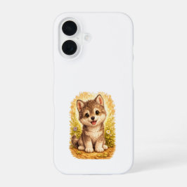 Funda Para iPhone 16 Cute Puppy Dog iPhone 16 Case Kawaii Pet