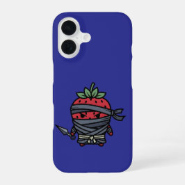 Funda Para iPhone 16 Cute Strawberry Ninja Assassin Japanese Pop Art