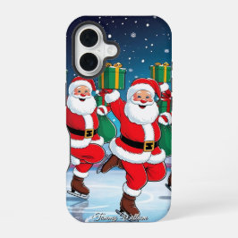 Funda Para iPhone 16 Cute Vintage Tradicional Elegante Feliz Navidad