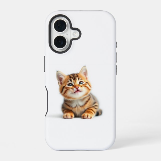 Funda Para iPhone 16 Cuto gato (Reverso )
