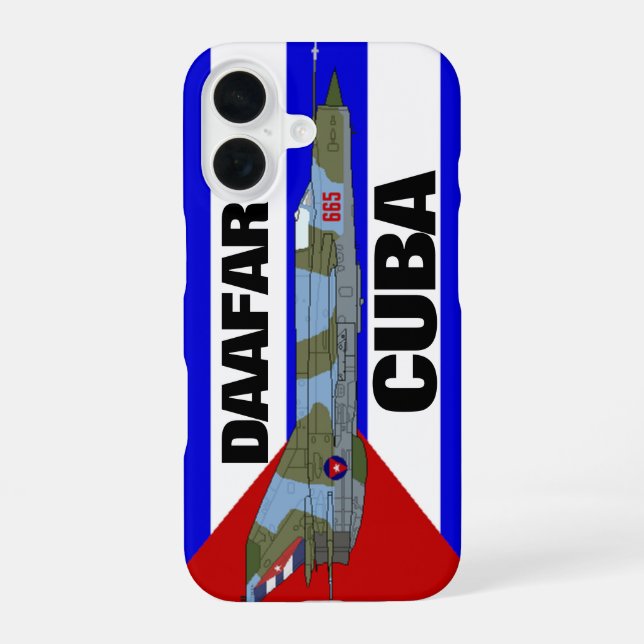 FUNDA PARA iPhone 16 DAAFAR CUBA (Reverso )