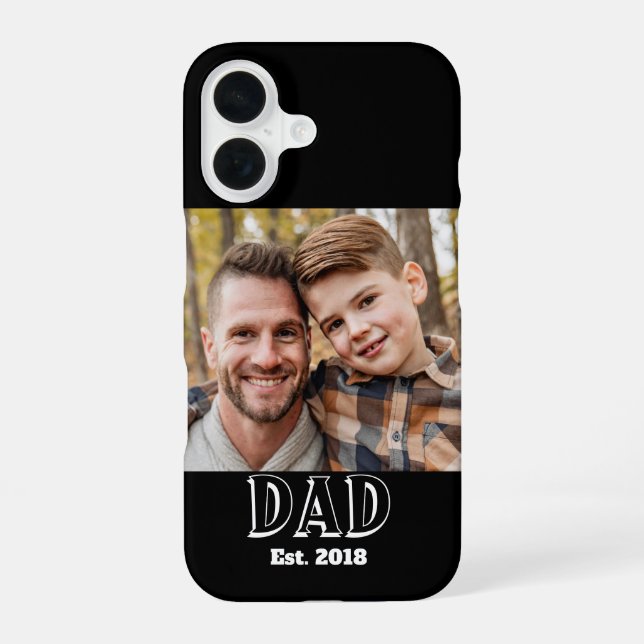 Funda Para iPhone 16 Dad Establecido Foto  (Reverso )