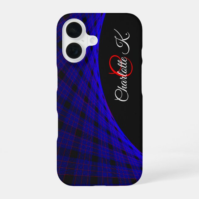 Funda para iPhone 16 de Alfombra Espacial Geométri (Reverso )