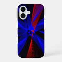 Funda para iPhone 16 de Color Arándano Geométrico