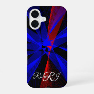 Funda para iPhone 16 de Color Arándano Geométrico