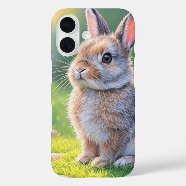 Funda para iPhone 16 de Conejo Conejo Conejo Conej (Reverso )