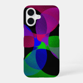 Funda para iPhone 16 de Fusión Geométrica Multicol