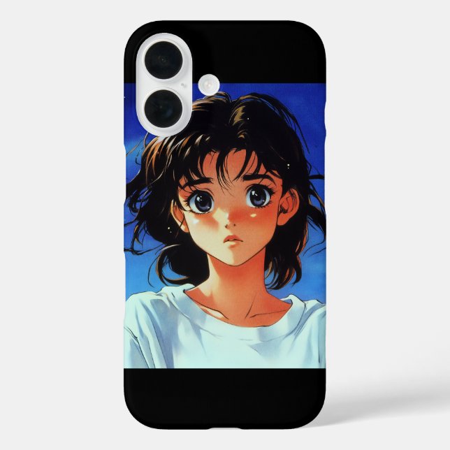 Funda para iPhone 16 de Innocent Gaze Anime Chica (Reverso )