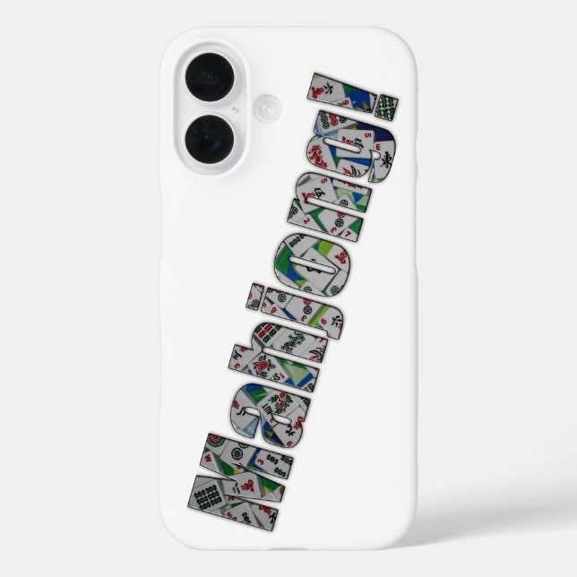 Funda para IPhone 16 de Mahjong (Reverso )