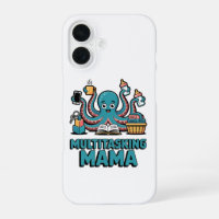 Funda para iPhone 16 de Mamá Multitarea Pulpo Dive