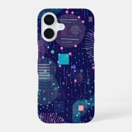 Funda Para iPhone 16 Deep Blue Dreams Abstract Art