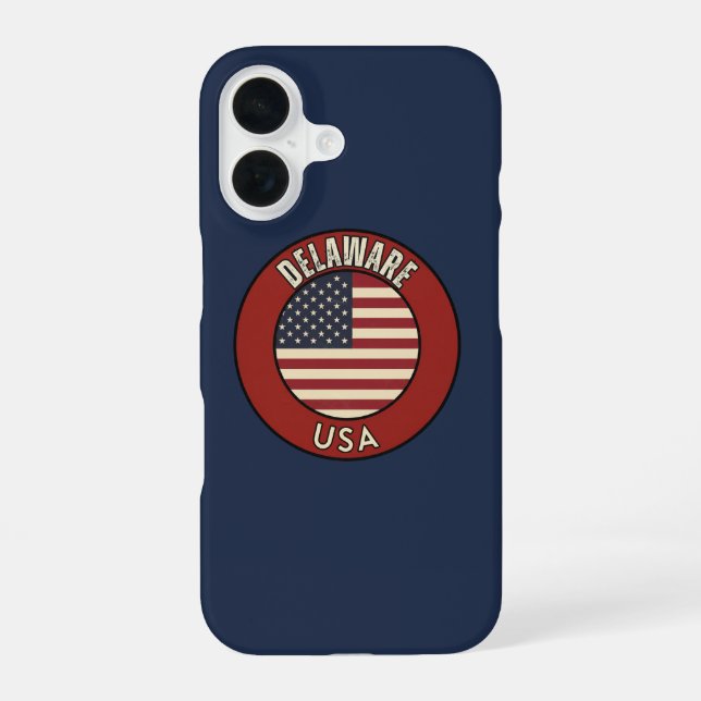 Funda Para iPhone 16 Delaware United States of America (Reverso )