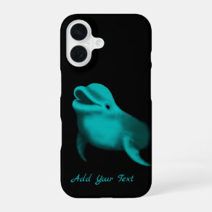 Funda Para iPhone 16 Delfín Afortunado - Agregue su Texto