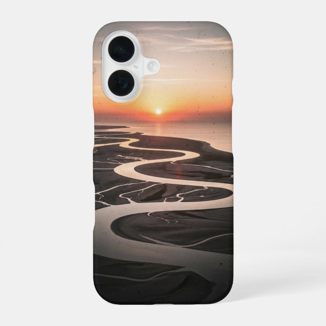 Funda Para iPhone 16 Delta Vintage al Atardecer (Reverso )