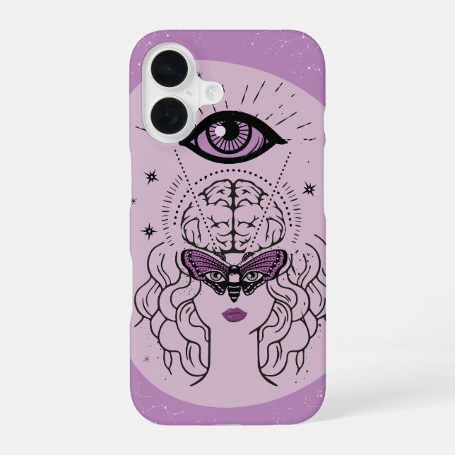 Funda Para iPhone 16 Despertar el Ojo Interior (Reverso )