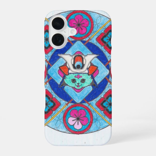Funda Para iPhone 16 dessins Mandala Japon (Reverso )