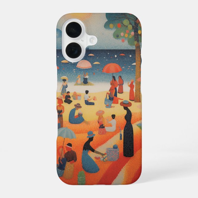 Funda Para iPhone 16 Día de Playa (Reverso )