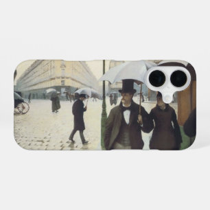 Funda Para iPhone 16 Día lluvioso en calle de París