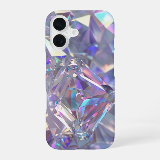 Funda Para iPhone 16 Diamond Crystal Sparkle (Reverso )