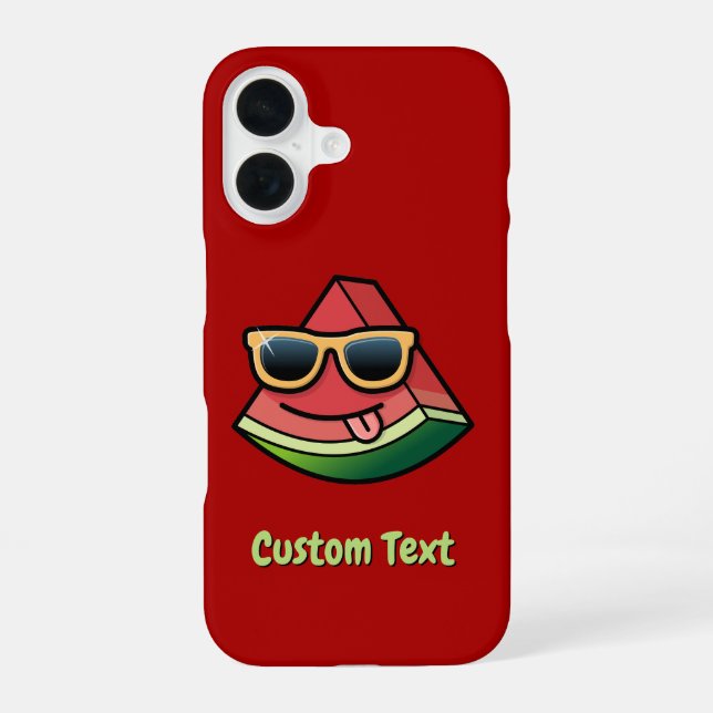 Funda Para iPhone 16 Dibujo de sandía (Reverso )