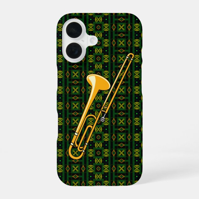 Funda Para iPhone 16 Dibujo de trombos (Reverso )