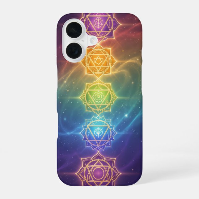 Funda Para iPhone 16 Die 7 Chakren´11 (Reverso )