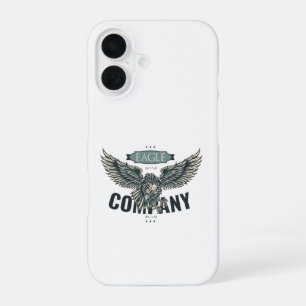Funda Para iPhone 16 Diseño Americano de la Compañía del Águila Retro