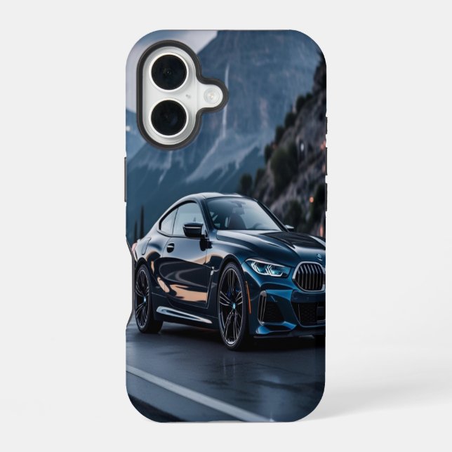 Funda Para iPhone 16 Diseño audaz de un coche de ensueño BMW - Lujo ele (Reverso )