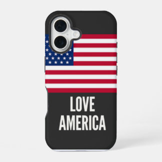 Funda Para iPhone 16 Diseño de bandera estadounidense patriótico para a