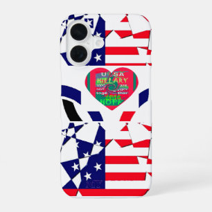 Funda Para iPhone 16 Diseño de bandera nacional Ar de EE. UU. Esperanza