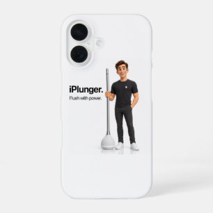 Funda Para iPhone 16 Diseño de meme de parodia de tecnología divertida