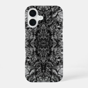 Funda Para iPhone 16 Diseño de patrón de foto en blanco y negro de cort