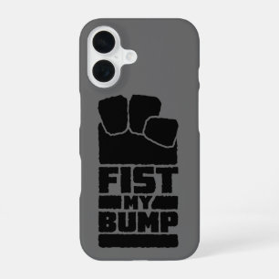 Funda Para iPhone 16 Diseño Divertido de Alien Espacial con Puño