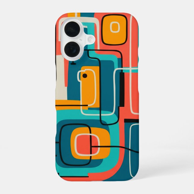 Funda Para iPhone 16 Diseño MCM  (Reverso )