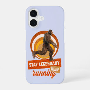 Funda Para iPhone 16 Divertida Motivación para Correr de Bigfoot
