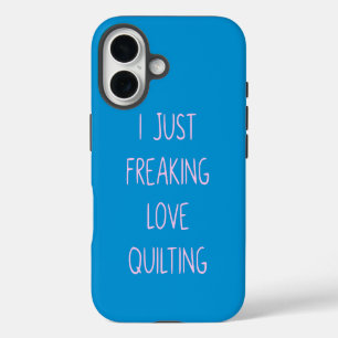 Funda Para iPhone 16 Divertido y colorido amor por Quilters