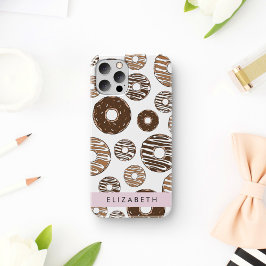 Funda Para iPhone 16 Donas de Chocolate, Donas de Caramelo, Glaseado, T
