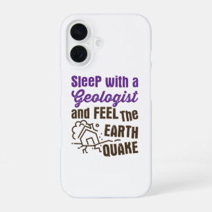Funda Para iPhone 16 Dormir con un geólogo y sentir que la Tierra tiemb