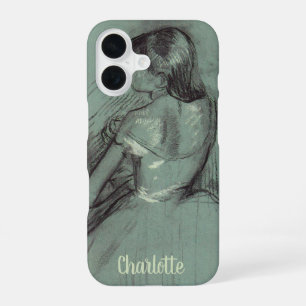Funda Para iPhone 16 Dos bailarinas de Edgar Degas, Arte de ballet vint