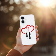 Funda para iPhone 16 Dos en Amor