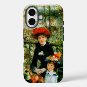 Funda Para iPhone 16 Dos hermanas en la terraza de Renoir