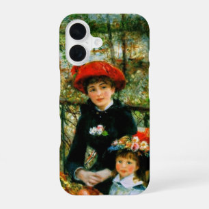 Funda Para iPhone 16 Dos hermanas en la terraza de Renoir