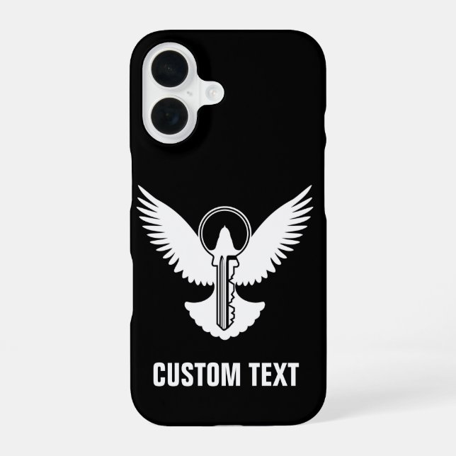 Funda Para iPhone 16 Dove con clave (Reverso )