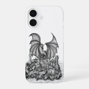 Funda Para iPhone 16 Dragón con zombi