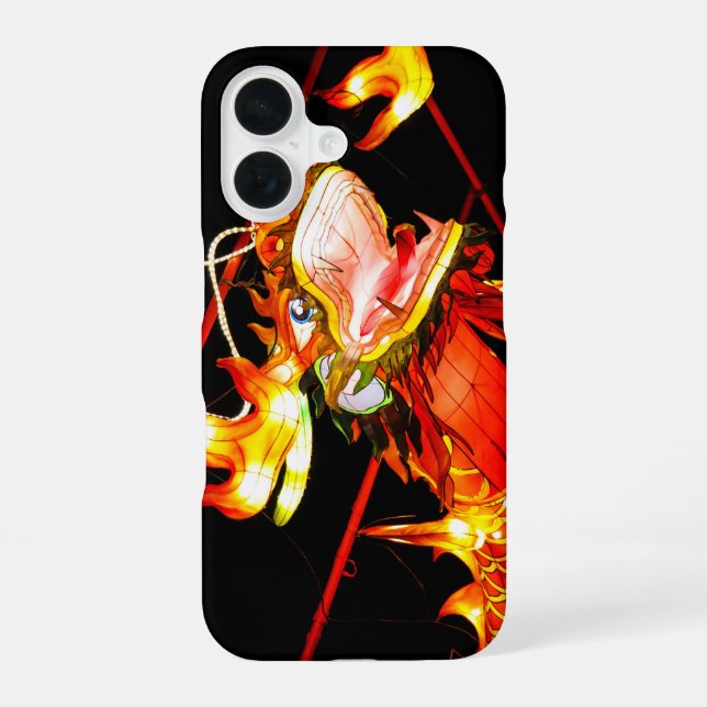 Funda Para iPhone 16 Dragón de fuego Zhulong (Reverso )