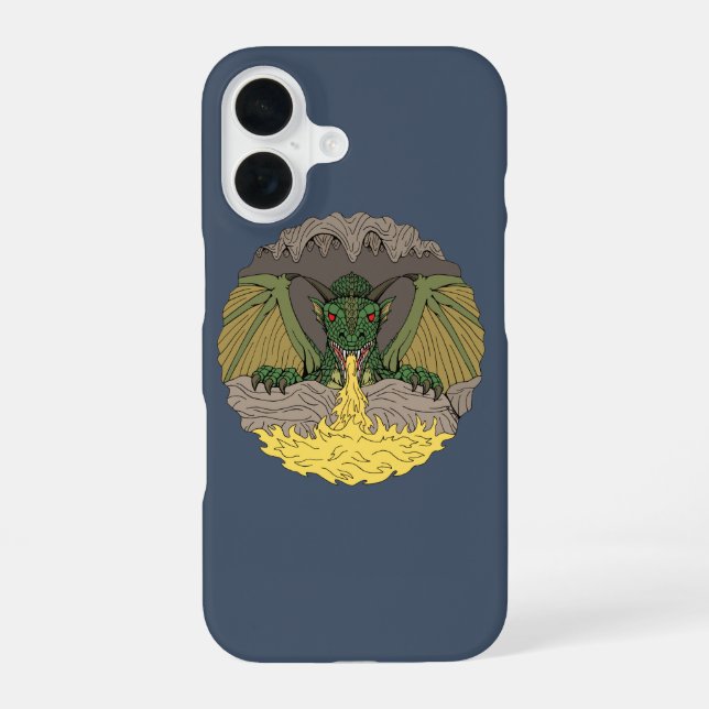 Funda Para iPhone 16 Dragón de la Caverna 2016 (Reverso )