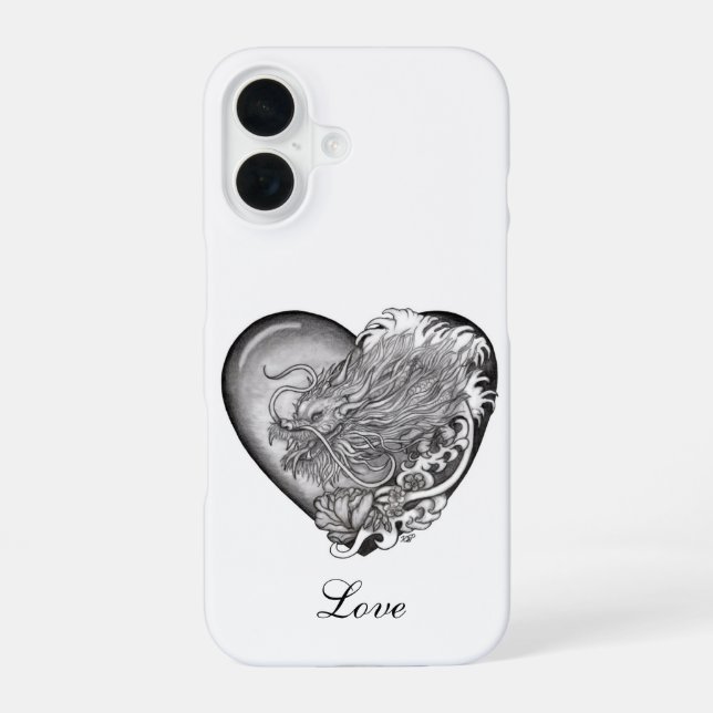 Funda Para iPhone 16 Dragon Heart (Reverso )