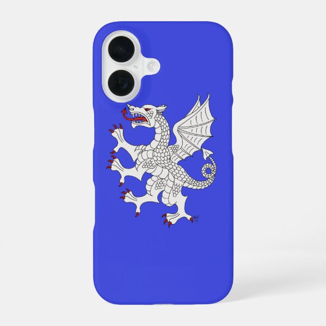 Funda Para iPhone 16 Dragon Rampant Argent (Reverso )