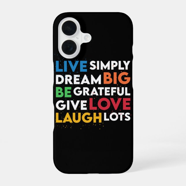 Funda Para iPhone 16 Dream Big (Reverso )